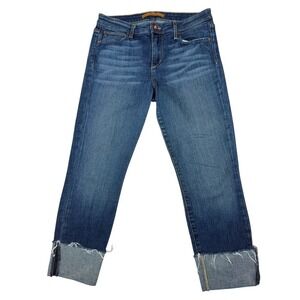Joe's‎ Jeans Womens Skinny Jeans Size 28 Blue Stretch Denim Rolled Cuff
